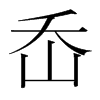 岙的韓國(guó)明朝體