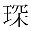琛的韓國明朝體
