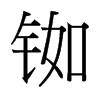 銣的臺灣細(xì)明體