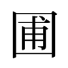 圃的舊字形